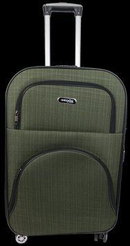 Тканевый средний чемодан колесах 67L Gedox GD Polo хаки 2559452522 фото