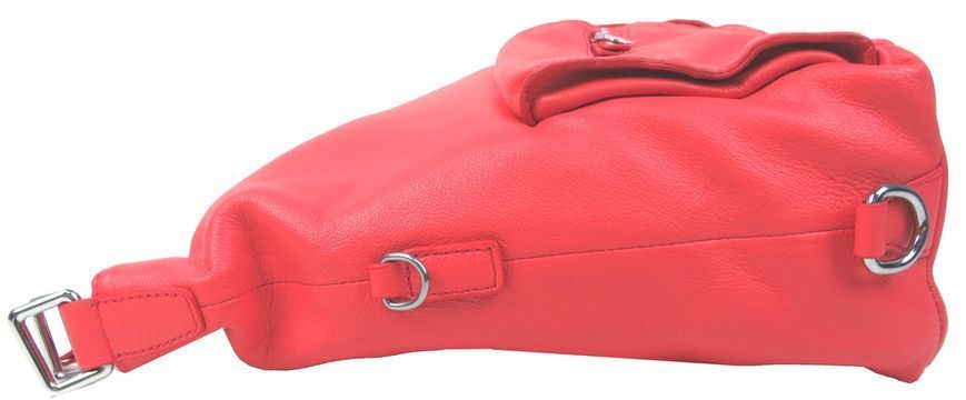 Женская кожаная сумка Giorgio Ferretti коралловая 1744185202 фото