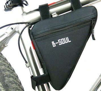 Велосипедная сумка на раму 1L B-Soul черная 1773869428 фото