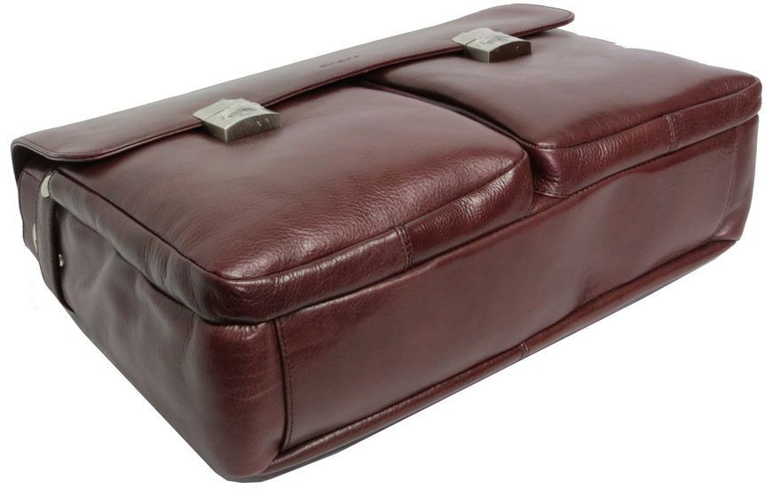 Мужской портфель Sheff из натуральной кожи коричневый 5603262 фото