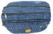 Уцінка! Циліндрична жіноча джинсова сумка Fashion jeans bag синя 1717788770 фото 8