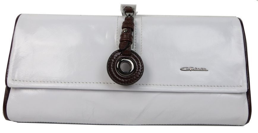 Женский кожаный клатч Giaguaro Giorgio Ferretti белый 1744199253 фото