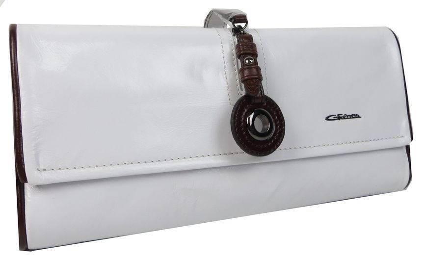 Женский кожаный клатч Giaguaro Giorgio Ferretti белый 1744199253 фото